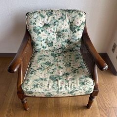 カリモク コロニアル アームチェア 1sソファー ラタン - メルカリ