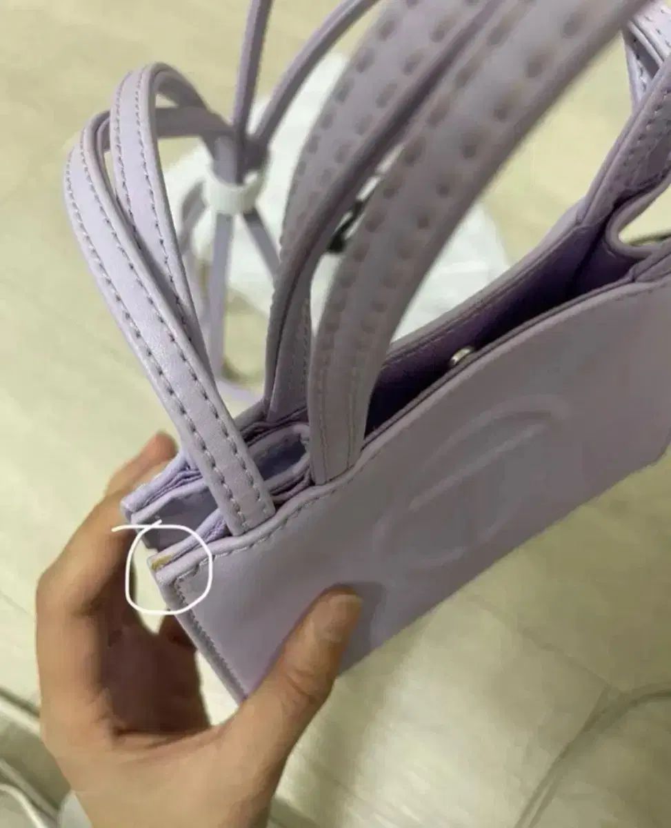 ショッピングバッグ ラベンダー