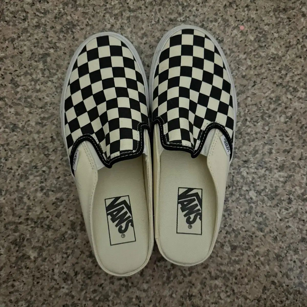 希少　VANS スリッポン　ミュール　チェック　24.5㎝　新品未使用　未着用 希少 VANS スリッポン ミュール チェック 24.5㎝ 新品未使用 未