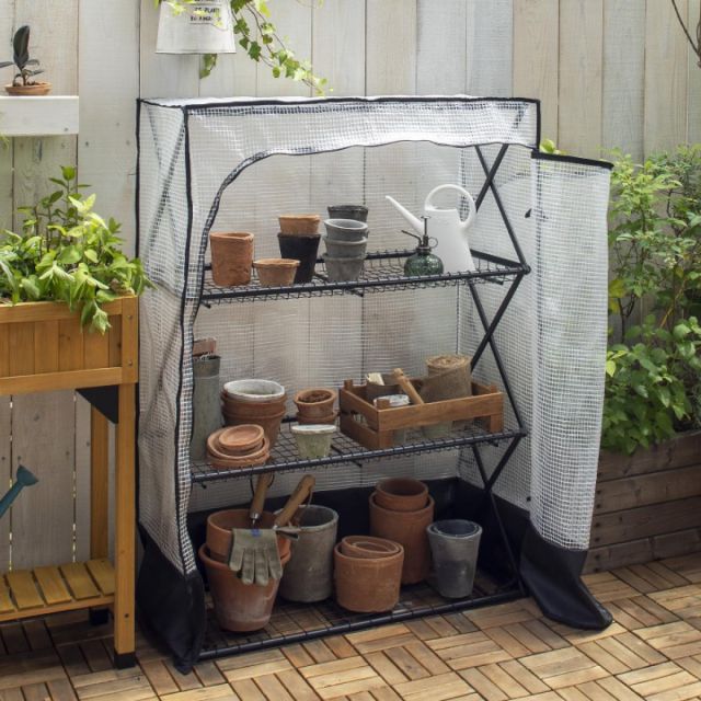 タカショー TAKASHO パンタグラックハウス L A GFH-FS06S 組立品 ビニール温室 プランターラック 鉢台 スチール製 折りたたみ WWW_GEBZETESISAT_COM_TR