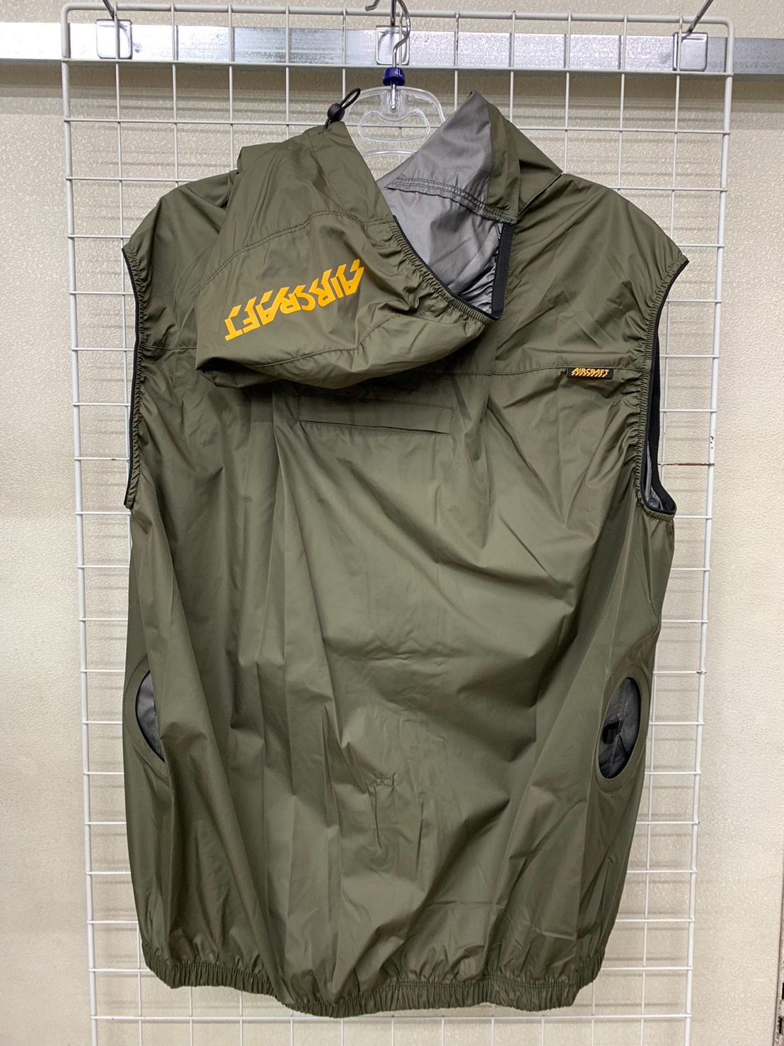 バートル AC2066 空調服 アーミーカーキ 3XL サイドファン 半袖 AC2086 半袖 空調服 アーミーカーキ XXL ハイバック バートル