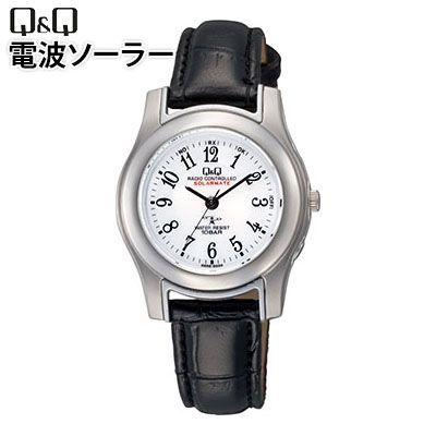 シチズン CITIZEN Q&Q q&q 電波ソーラー HJ03-304 レディース 腕時計  