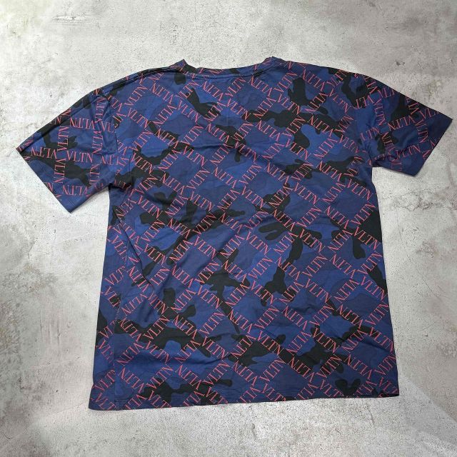 VALENTINO LOGO CAMOUFLAGE PRINT T-SHIRT SIZE-XXL SV3MG01U5G5 VALENTINO LOGO CAMOUFLAGE PRINT T-SHIRT SIZE-XXL SV3MG01U5G5