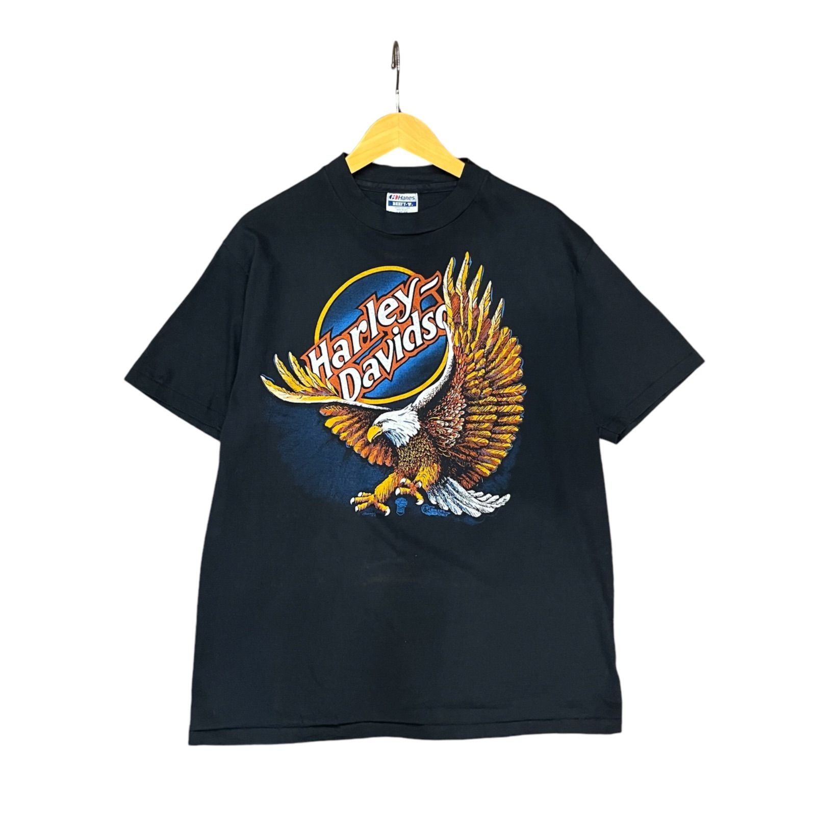 80s ビンテージ ハーレーダビッドソン 両面プリント Tシャツ Lサイズ 