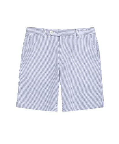 Size 30_Color ブルー|ホワイト Brooks Brothers ブルックス ブラザーズ ストレッチコットン シアサッカーストライプ 9inショーツ 100187749 ブルー|ホワイト 30インチ