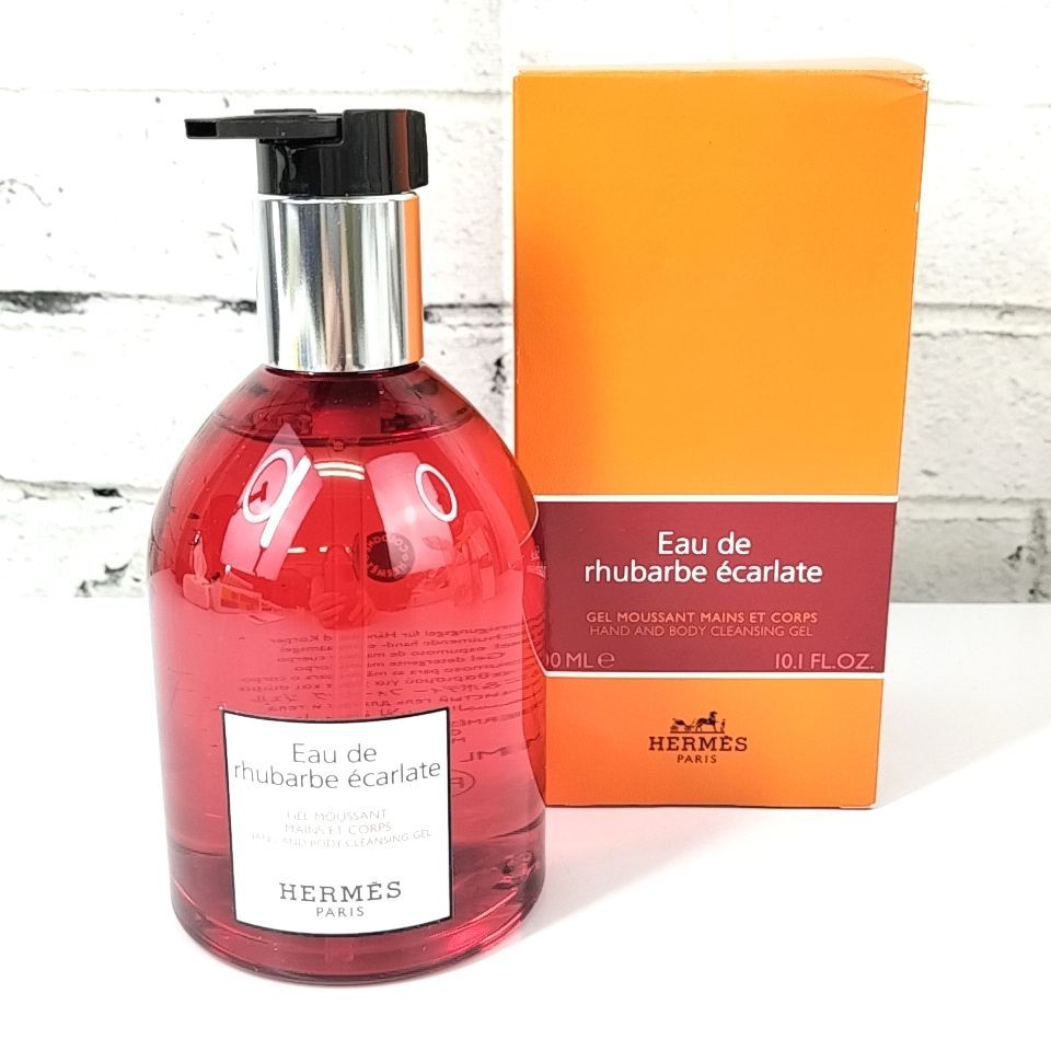 【★超目玉】 Eau 300ml 未使用 A-4 】E61 HERMES de ecarlate rhubarbe ボディソープ