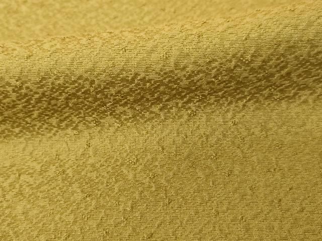 平和屋着物□上質な色無地 本草木染 紋意匠 桑茶色 松屋扱い 証紙付き