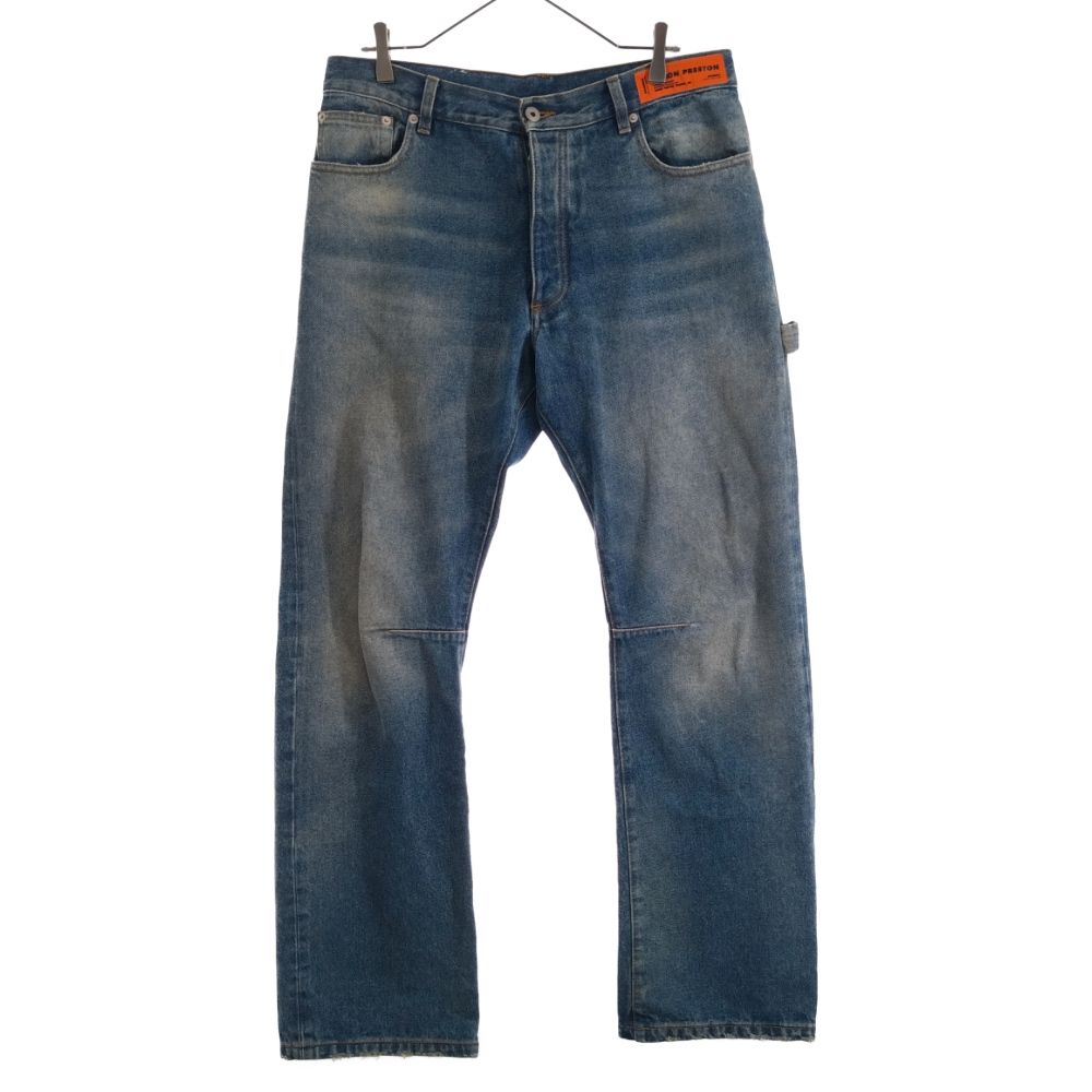 HERON PRESTON (ヘロンプレストン) Hammer Holder Jeans HMYA012F21DEN001 ハンマーホルダー ワーク デニムパンツ インディゴブルー - メルカリ