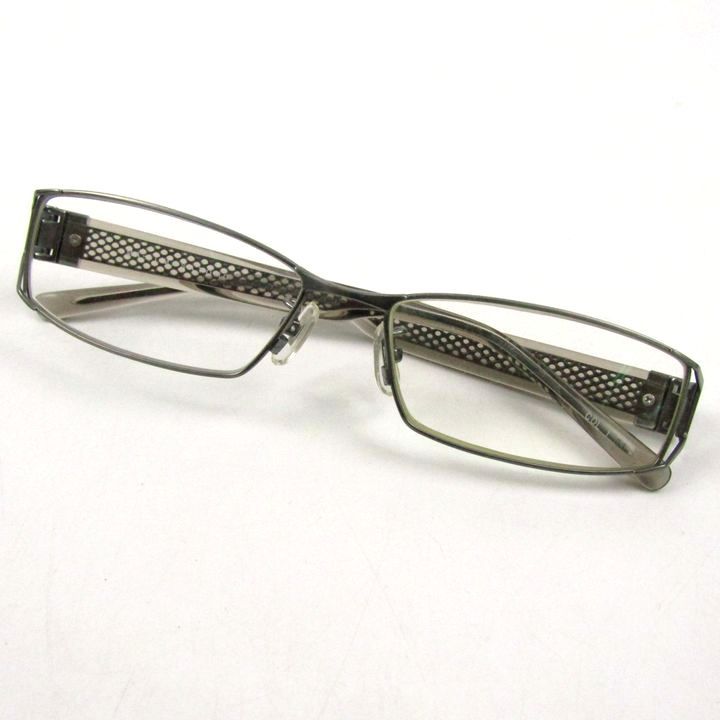 マージマサモト メガネ MJ1-706 眼鏡 度有 スクエア ネットテンプル フレーム アイウェア メンズ 55□15-137サイズ シルバー MA-JI MASAMOTO