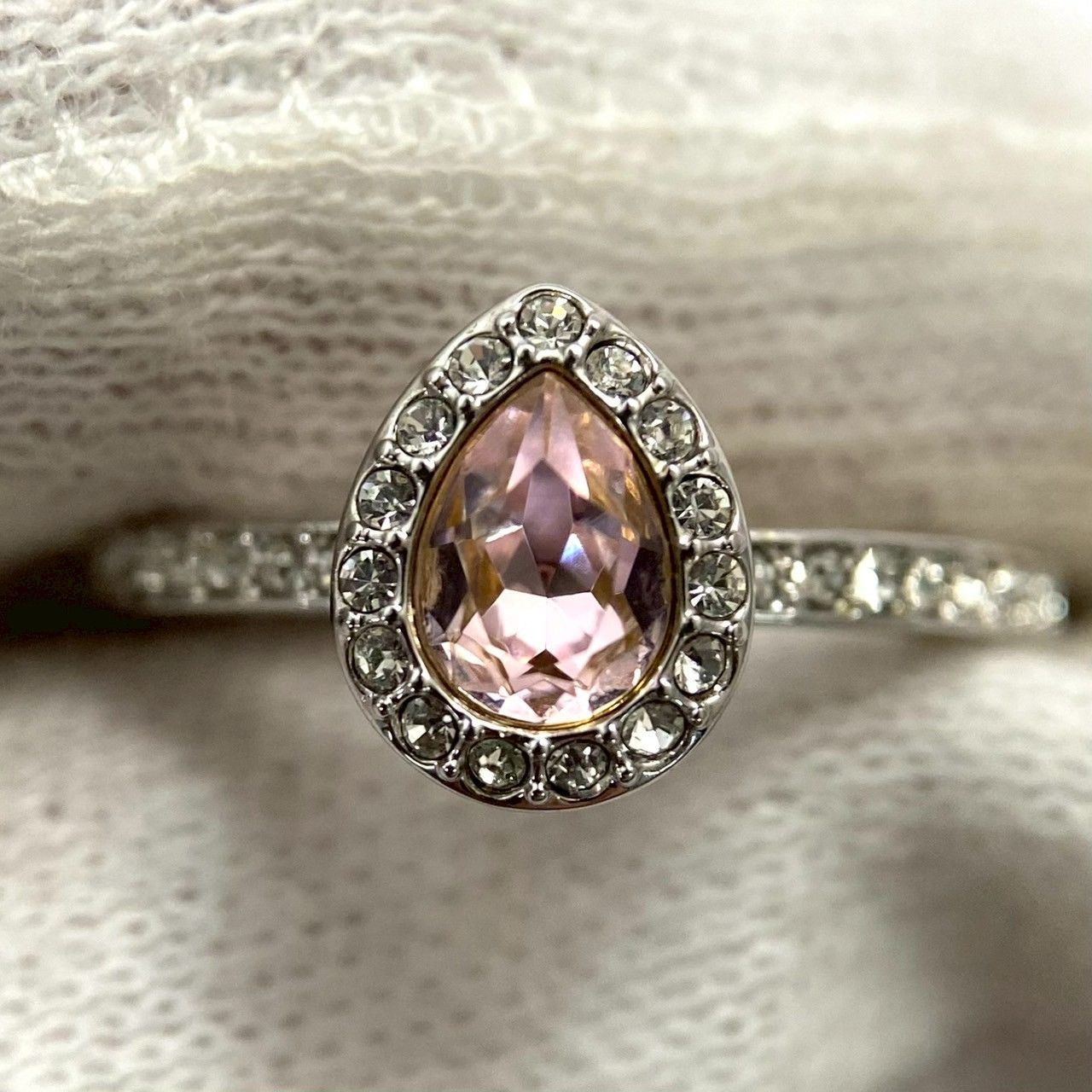 FU【SWAROVSKI】3連 リング セット #52 約10.5-11号 ティア FU【SWAROVSKI】3連 リング セット #52 約10.5-11号 ティア