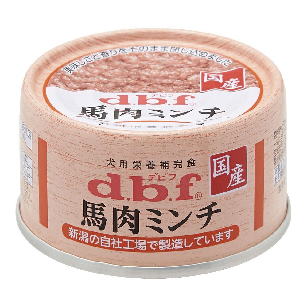 （まとめ買い）デビフペット デビフ 馬肉ミンチ 65g 犬用フード 【&times;24セット】