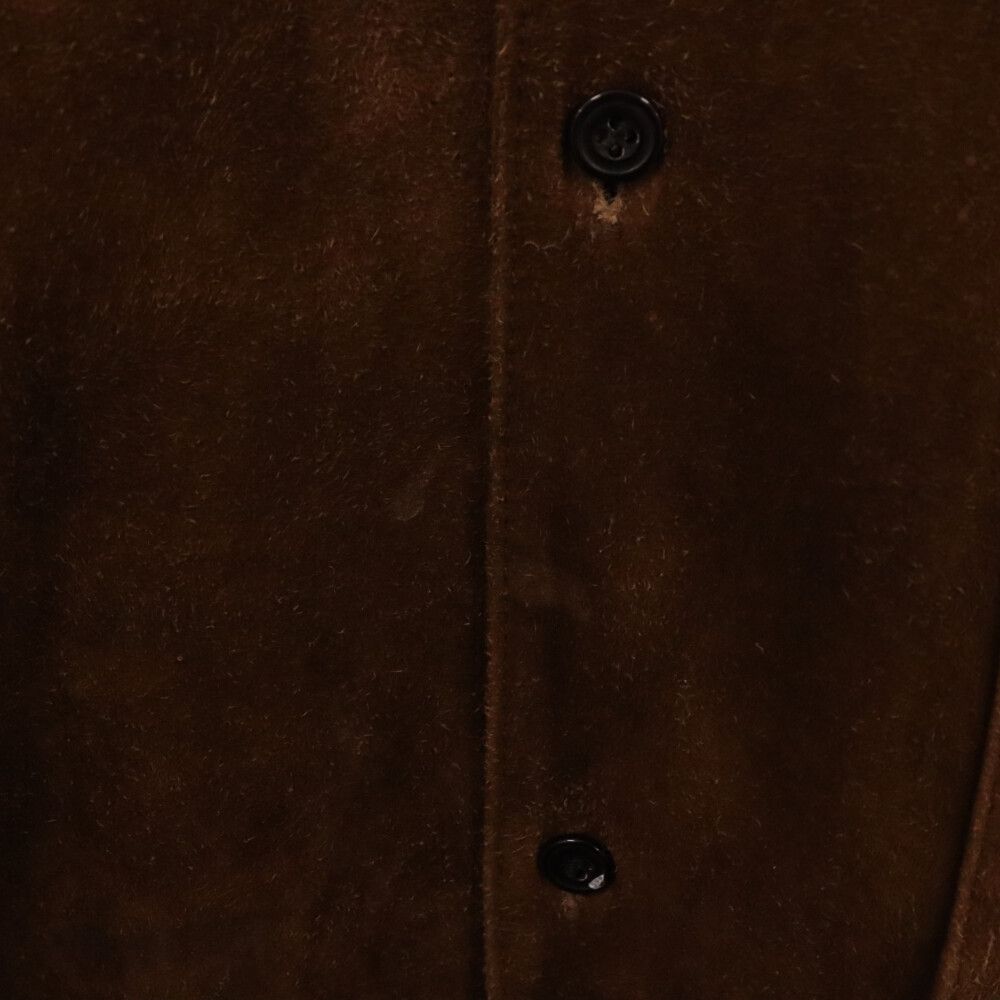 COMOLI (コモリ) 21AW スウェード ディアスキン レザー 長袖シャツ