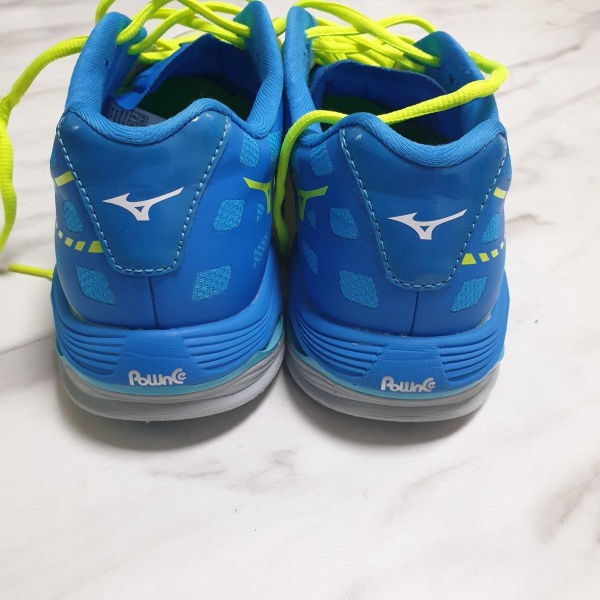 【Bunjang商品韓国直送】mizuno(ミズノ) LIGHTNING Z イエローブルーバレーボールシューズサイズ 260