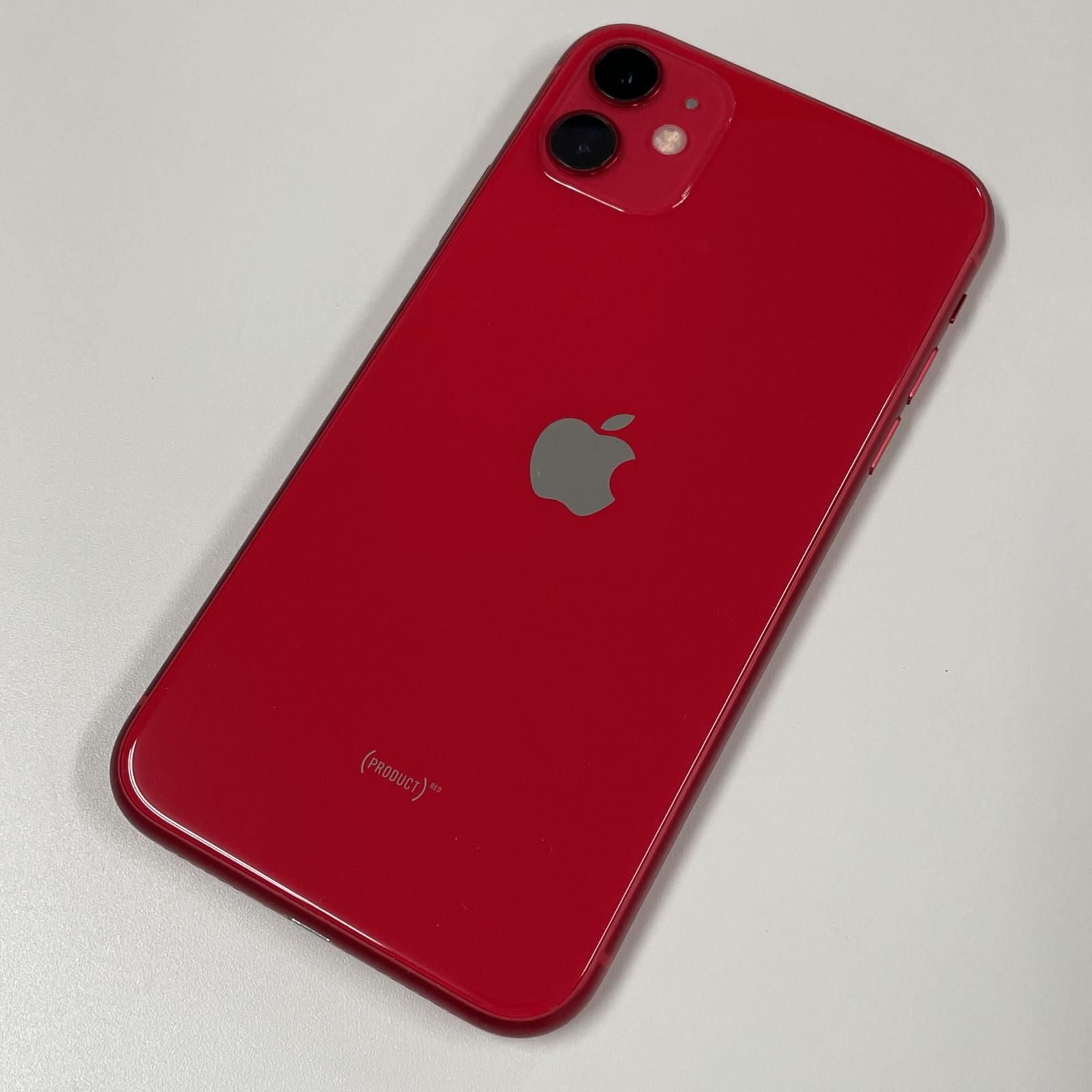 softbank iPhone 11 128GB レッド - メルカリ