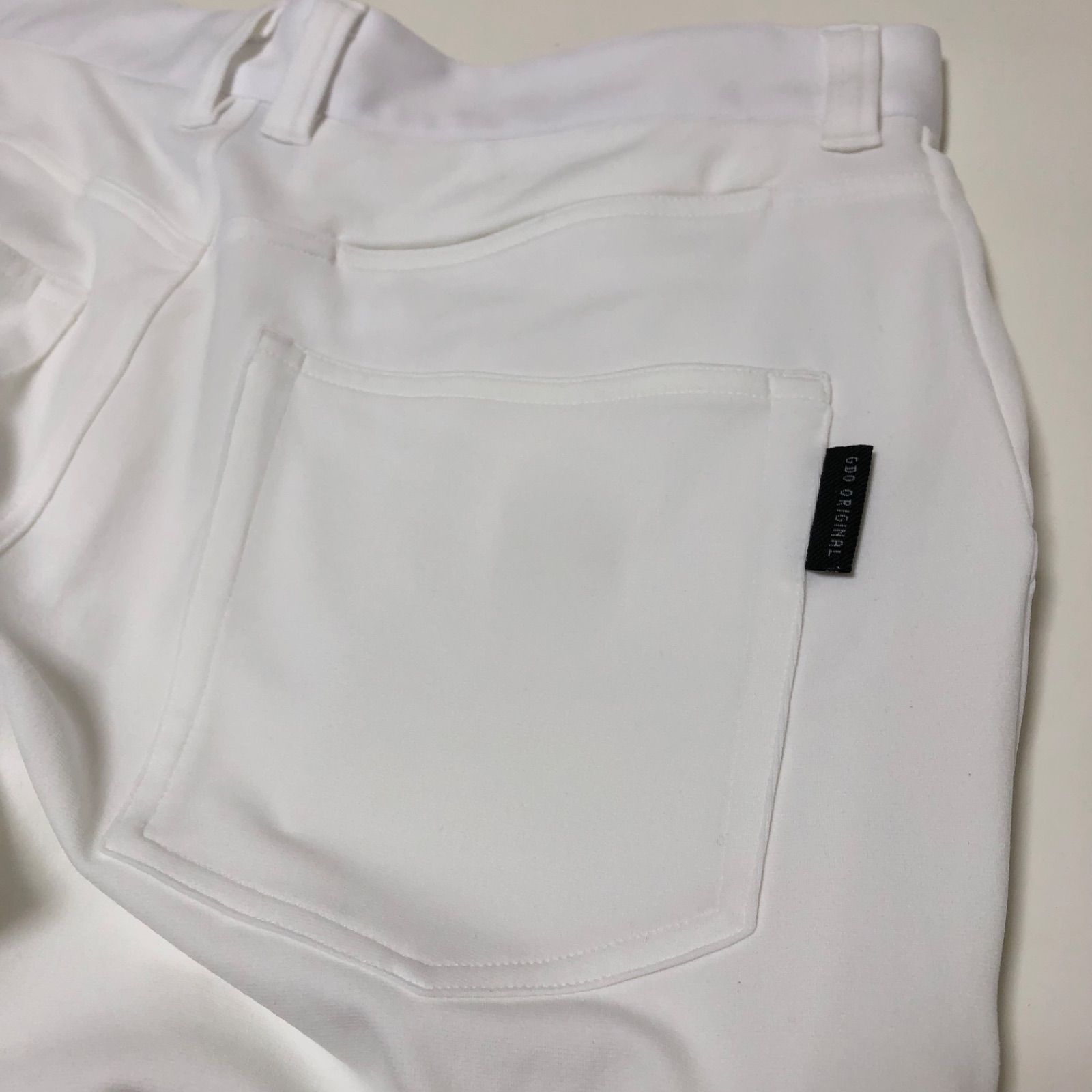 +81 GOLF ホワイト ゴルフパンツ GDO ORIGINAL メンズ3 (81〜83cm) ホワイト ロングパンツ
