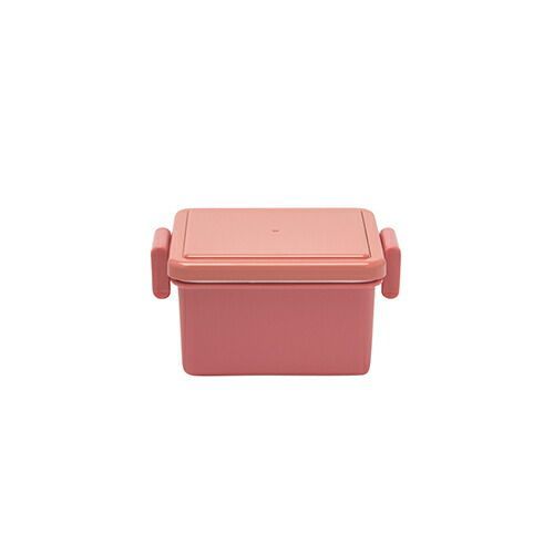 新作登場，新作 (まとめ）#三好製作所 弁当箱 GEL-COOL square S 220ml マカロンピンク 0101-0005 【×10セット】 キーホルダー・キーリング