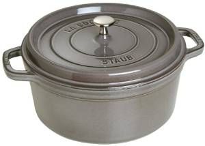 【新品・3営業日で発送】STAUB ストウブ ストウブ ピコ・ココット ラウンド１６㎝グレー４０５０９－４７９【RST4734】