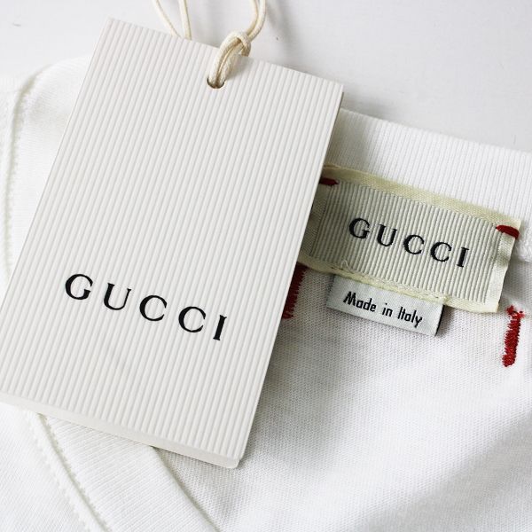 2020年 GUCCI グッチ 575114 チルドレンズ ヒグチユウコ コラボ 刺繍Tシャツ 12（150cm）/ホワイト 大人着用可【 2400013115063】 - メルカリ