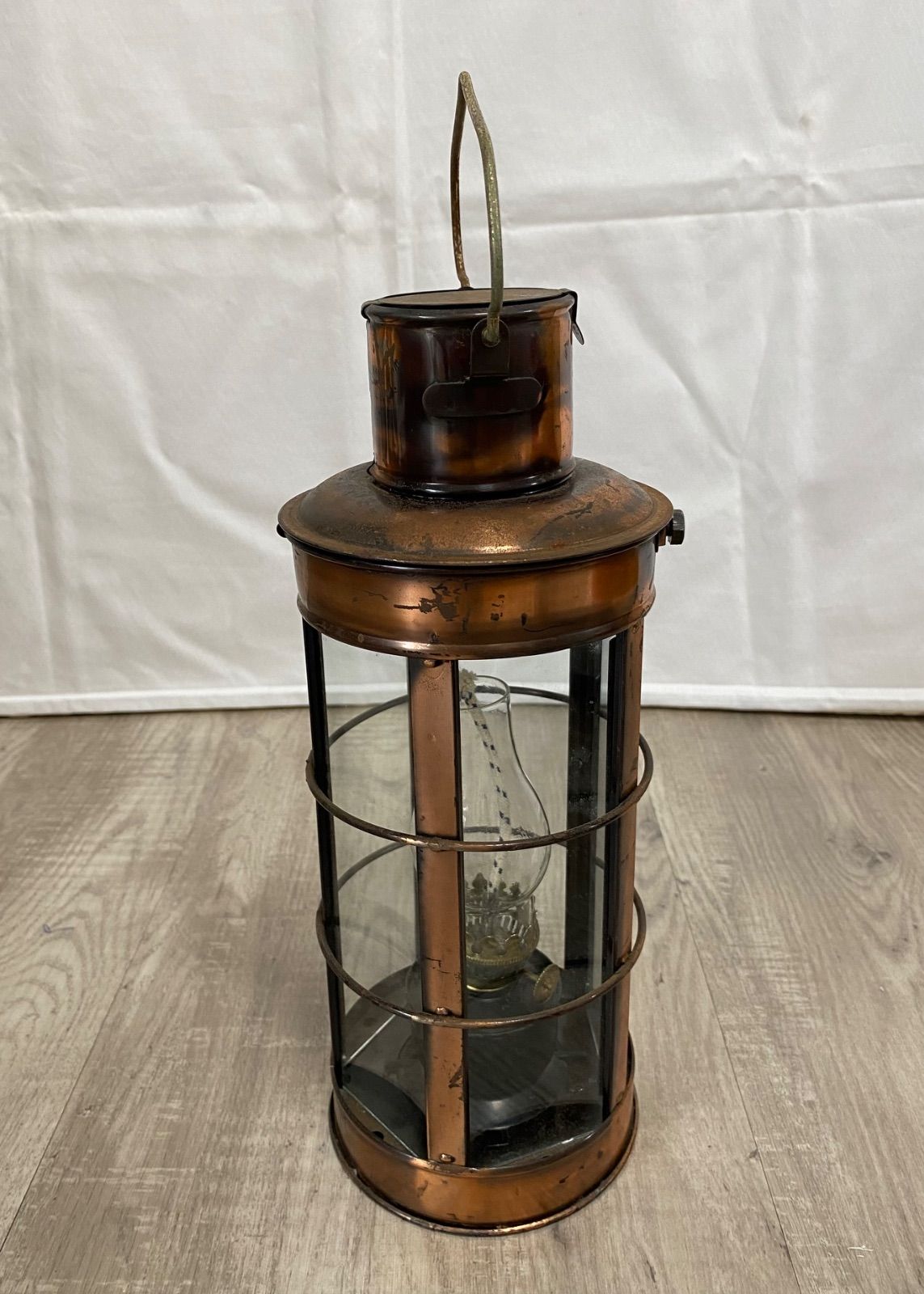 オイルランタン アンティーク レトロ ヴィンテージ 三角 香港製 Yahoo