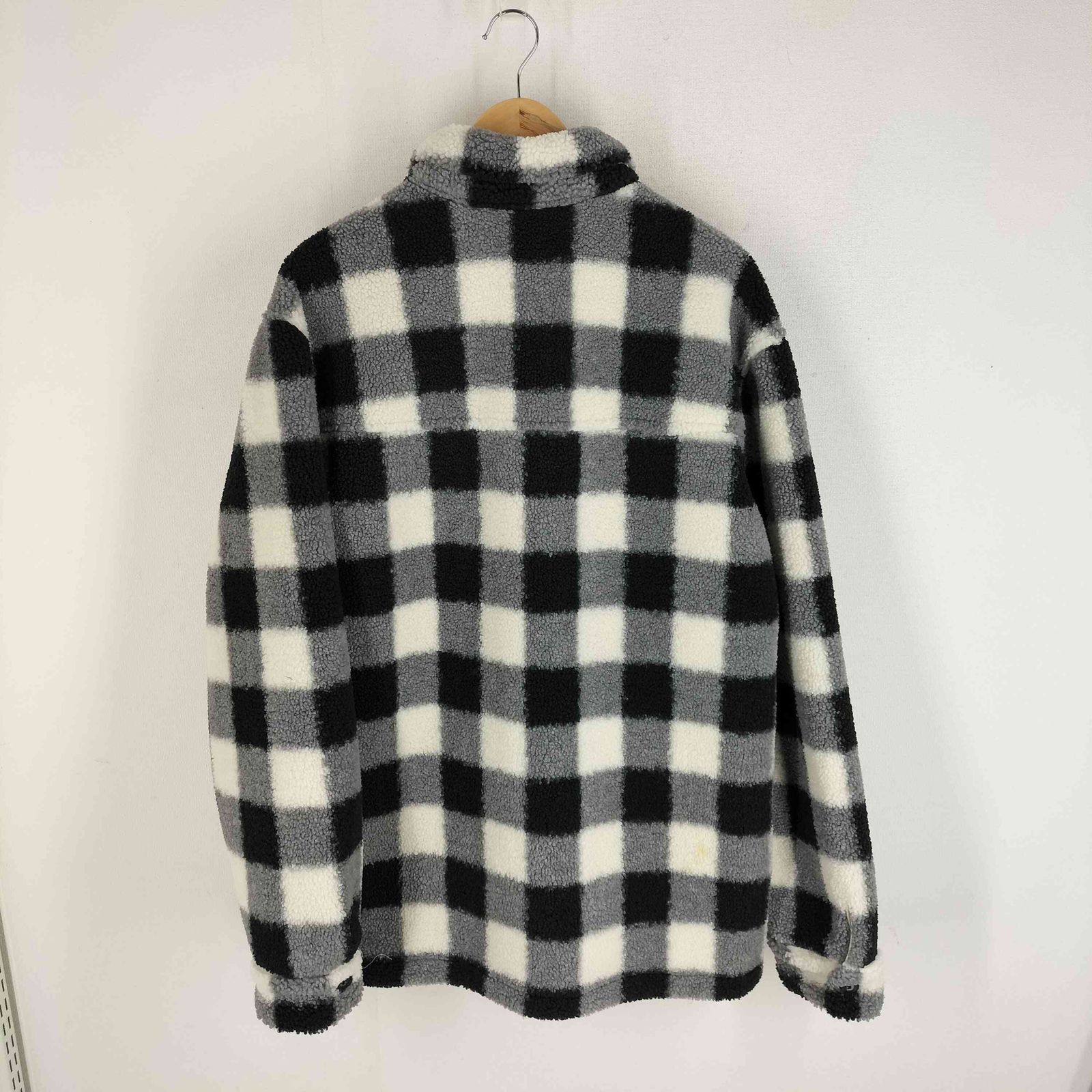 ZARA ザラ アウター ブルゾン チェック柄 ボア ジャケット
