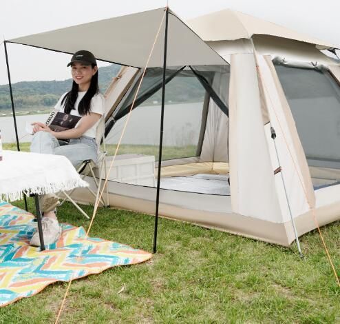 2024新作テント ワンタッチ 3-4人用 防風防水 uvカット 操作簡単 軽量