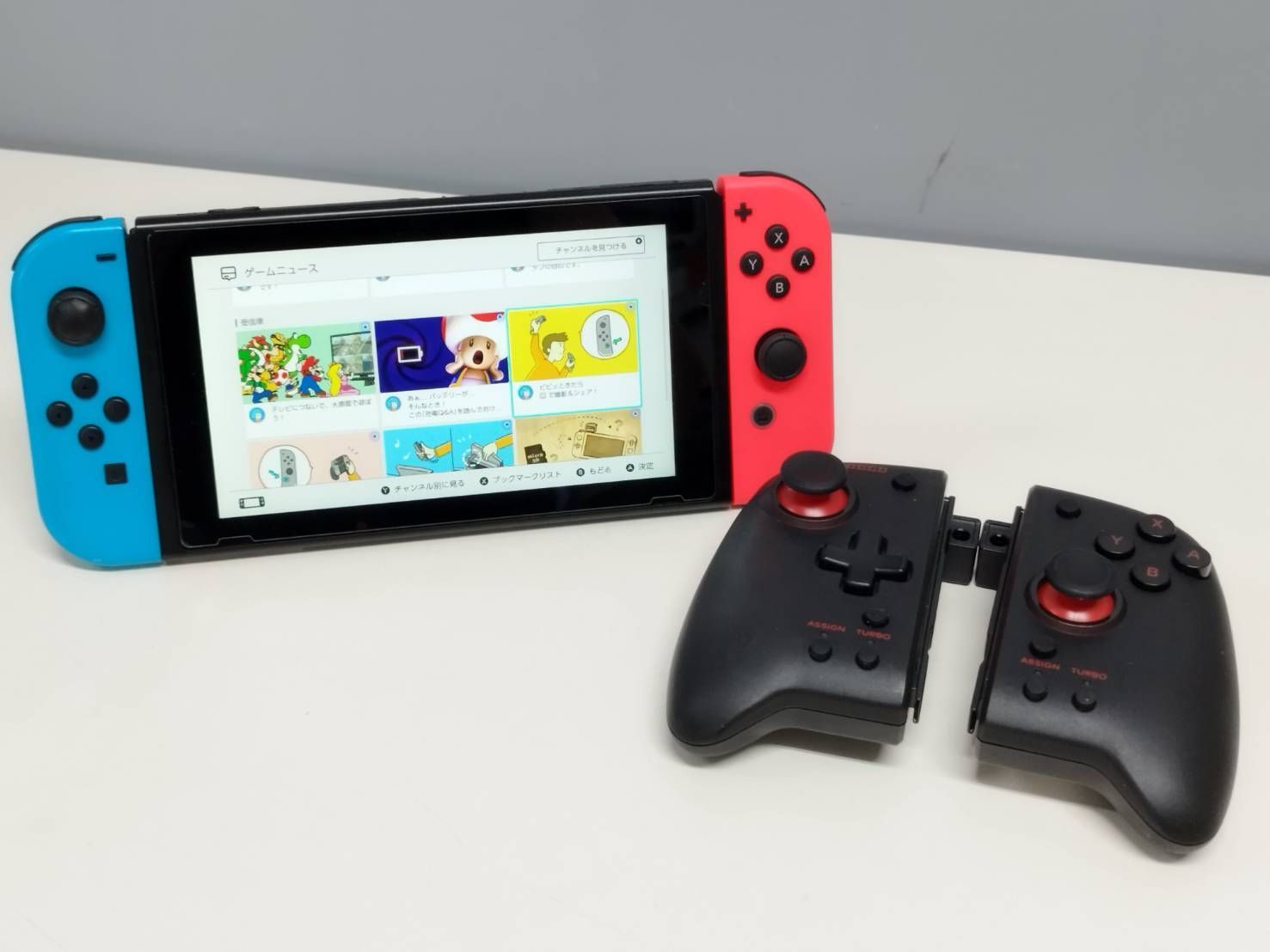 Nintendo Switch 本体 HAC-001〈2020年製〉/グリップ