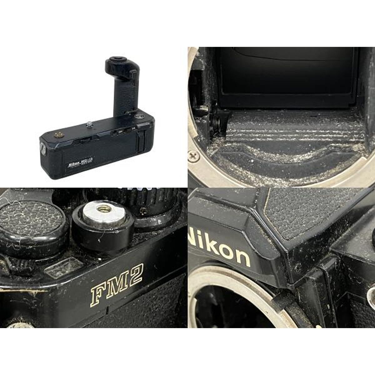 Nikon FM2 ジャンク品 Nikon FM2 初期型 ボディ モータードライブ