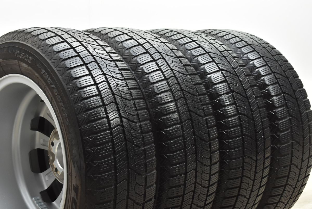 程度良好】NEXTA 15in 6J +43 PCD114.3 トーヨー オブザーブ GIZ2 195 