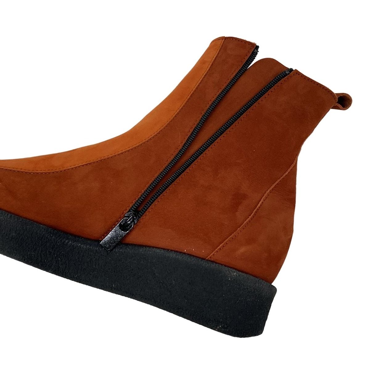 【美品】arche アルシュ フランス製　ウェッジソールショートブーツ 38 美品】arche アルシュ フランス製 ウェッジソールショートブーツ