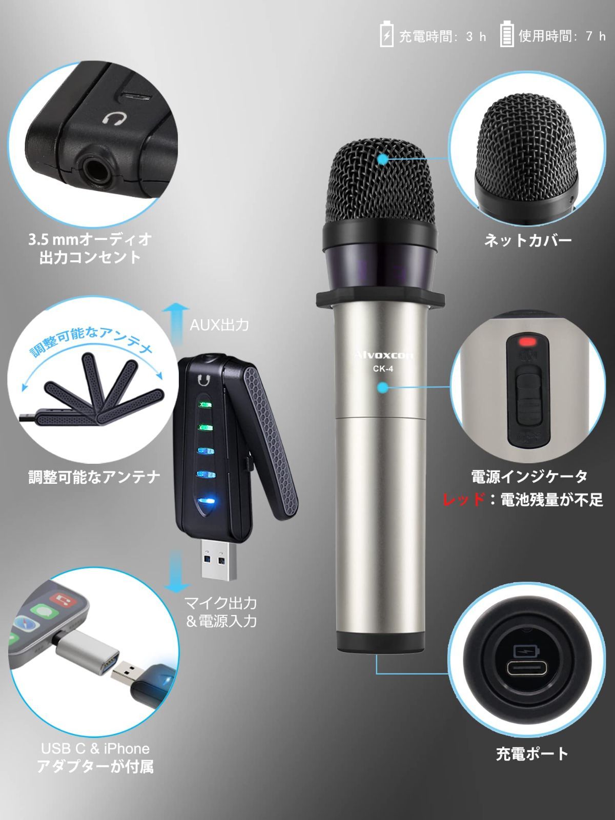 コンデンサーマイク |