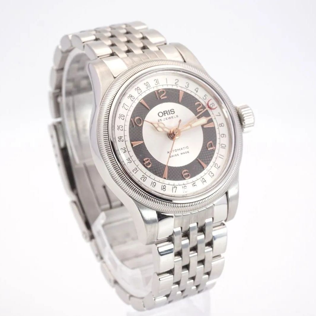 h*a様 美品 ORIS ビッグクラウン ポインターデイト 自動巻き　スケルトン Oris ビッグクラウン ポインターデイト 自動巻き