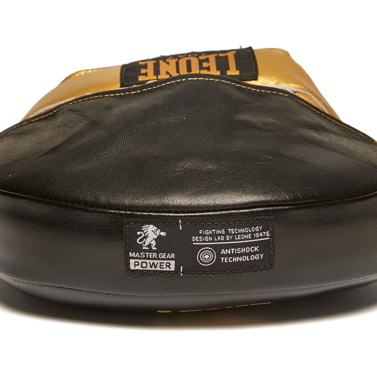 人気商品 ボクシング 格闘技 トレーニング パンチミット POWER 1947 LINE PUNCH MITTS バッファローレザー LEONE 面ファスナー固定なし ブラック ワンサイズ GM411 正規品