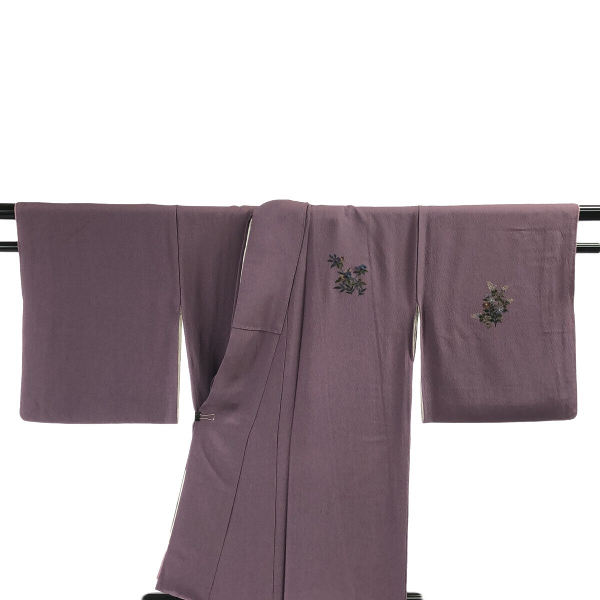 附下/美品/刺繍/紫/訪問着/仕立上がり/適応身長153～160㎝/8770 - メルカリ 