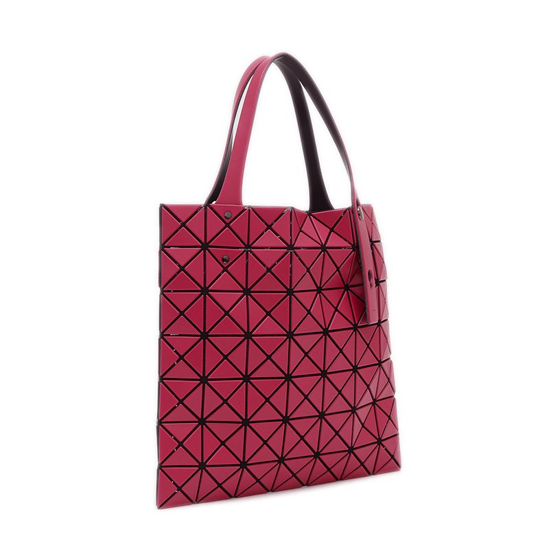 希少✨イッセイミヤケ トートバッグ バオバオ ピンク 肩掛 横長 A4 PC収納 ISSEY MIYAKE - □新品同様□ BAO BAO ISSEY MIYAKE バオバオ