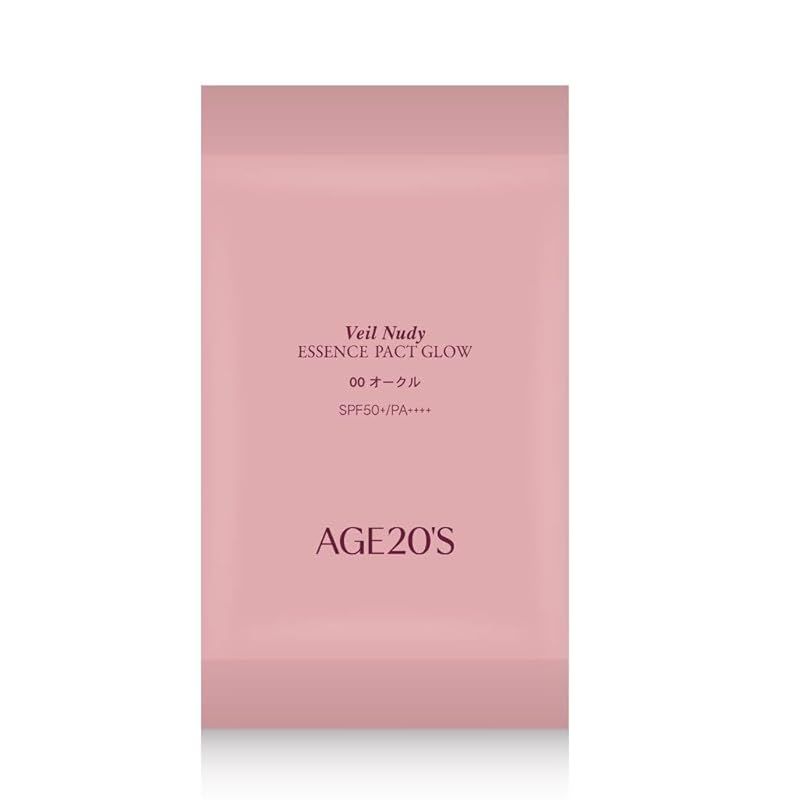 AGE20'S ヴェールヌーディ エッセンスパクトグロウ リフィル専用 (00オークル， 12.5g) 0