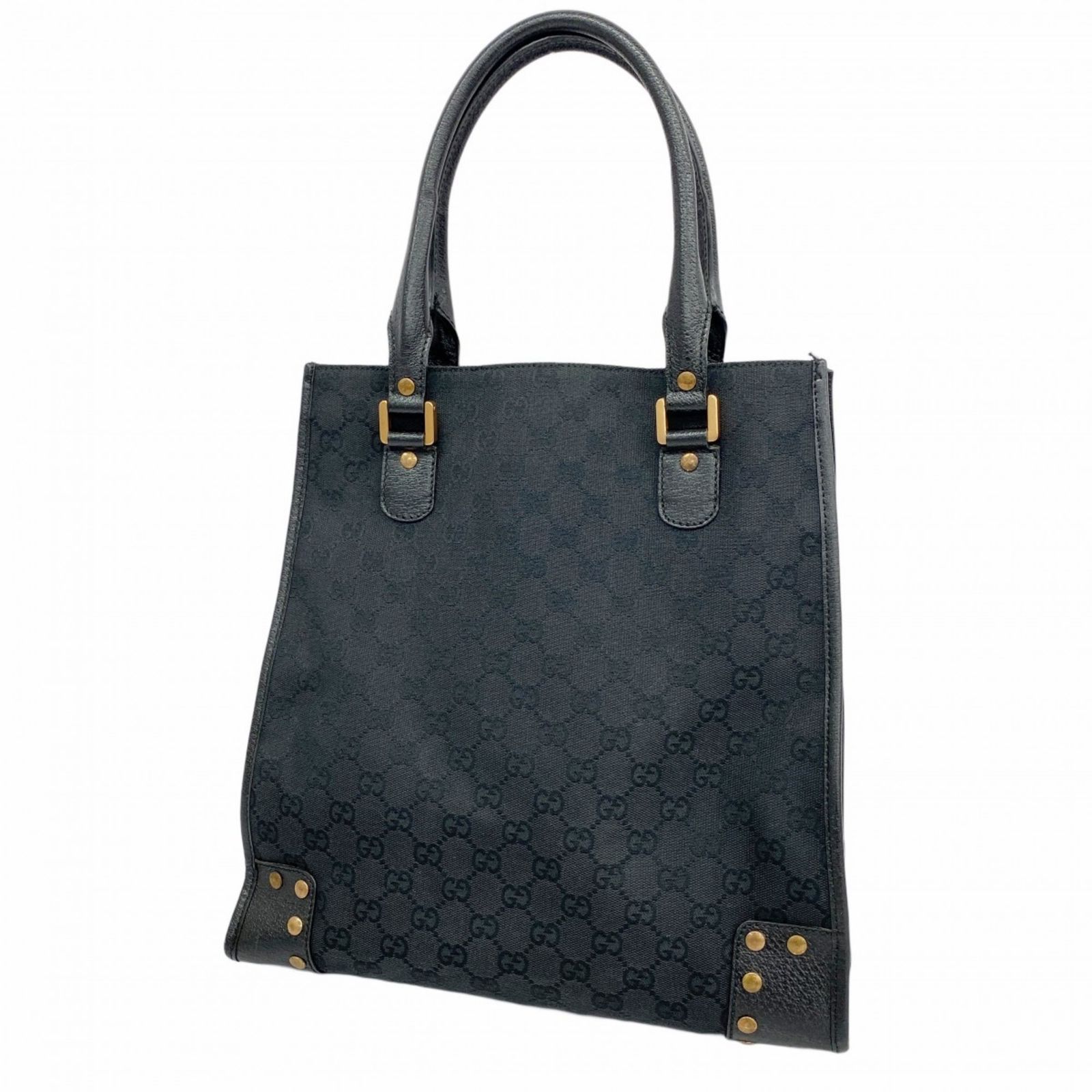 グッチ Gucci グッチ トートバッグ GGキャンバス 124261 キャンバス ブラック ピンクレディース