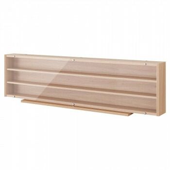 Nゲージ HOゲージ対応 鉄道模型ディスプレイケース幅113cm ナチュラル TMC-K113N