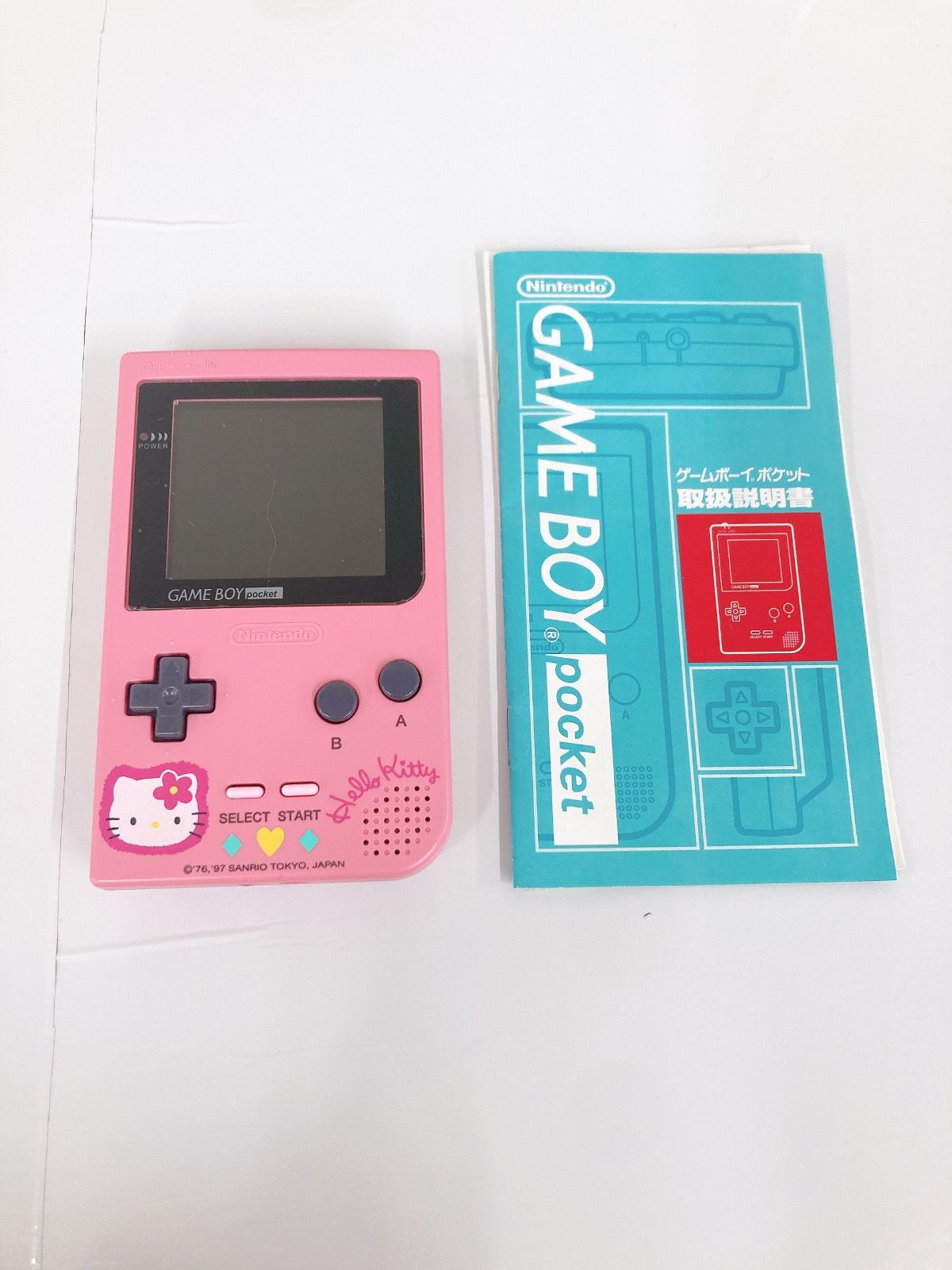 ＊ 動作未 ゲームボーイポケット ピンク ハローキティモデル ゲームボーイ ゲーム機本体 1