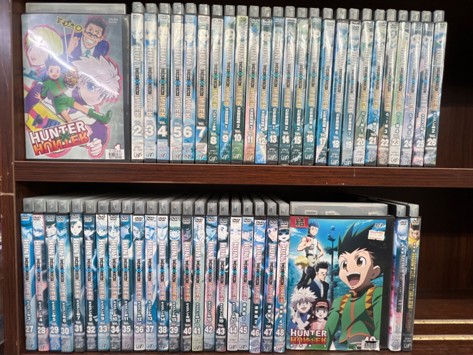 ハンターハンター DVD 全49巻+劇場版2巻 かすれる レンタル落ち