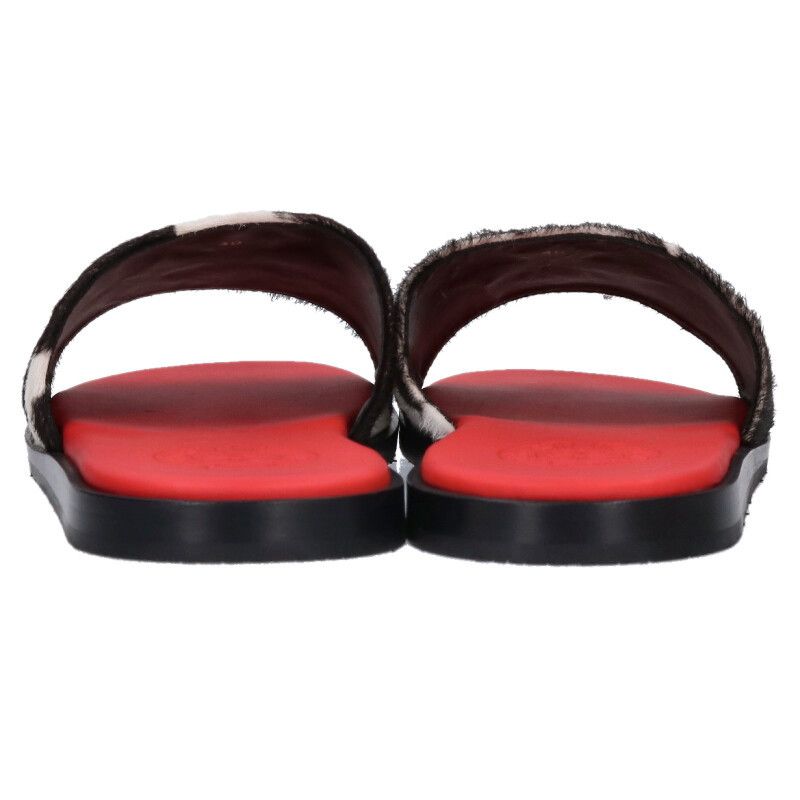 LEATHER ハラコレザーサンダル