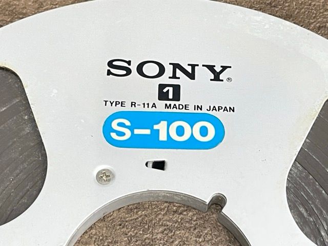 メタルオープンリールテープ 10号 2点セット SONY ソニー TYPE R-11A オーディオ機器 未チェック |514317 有