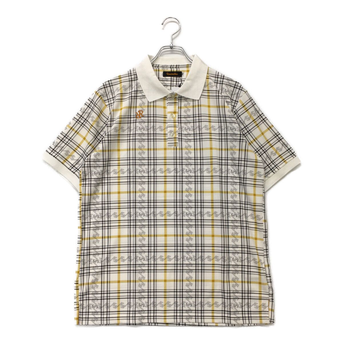 coco 未使用品 レザレクション Resurrection メンズ 半袖ポロシャツ XL 白 ホワイト 2023春夏モデル 未使用品 メンズ レザレクション Resurrection 半袖ポロシャツ