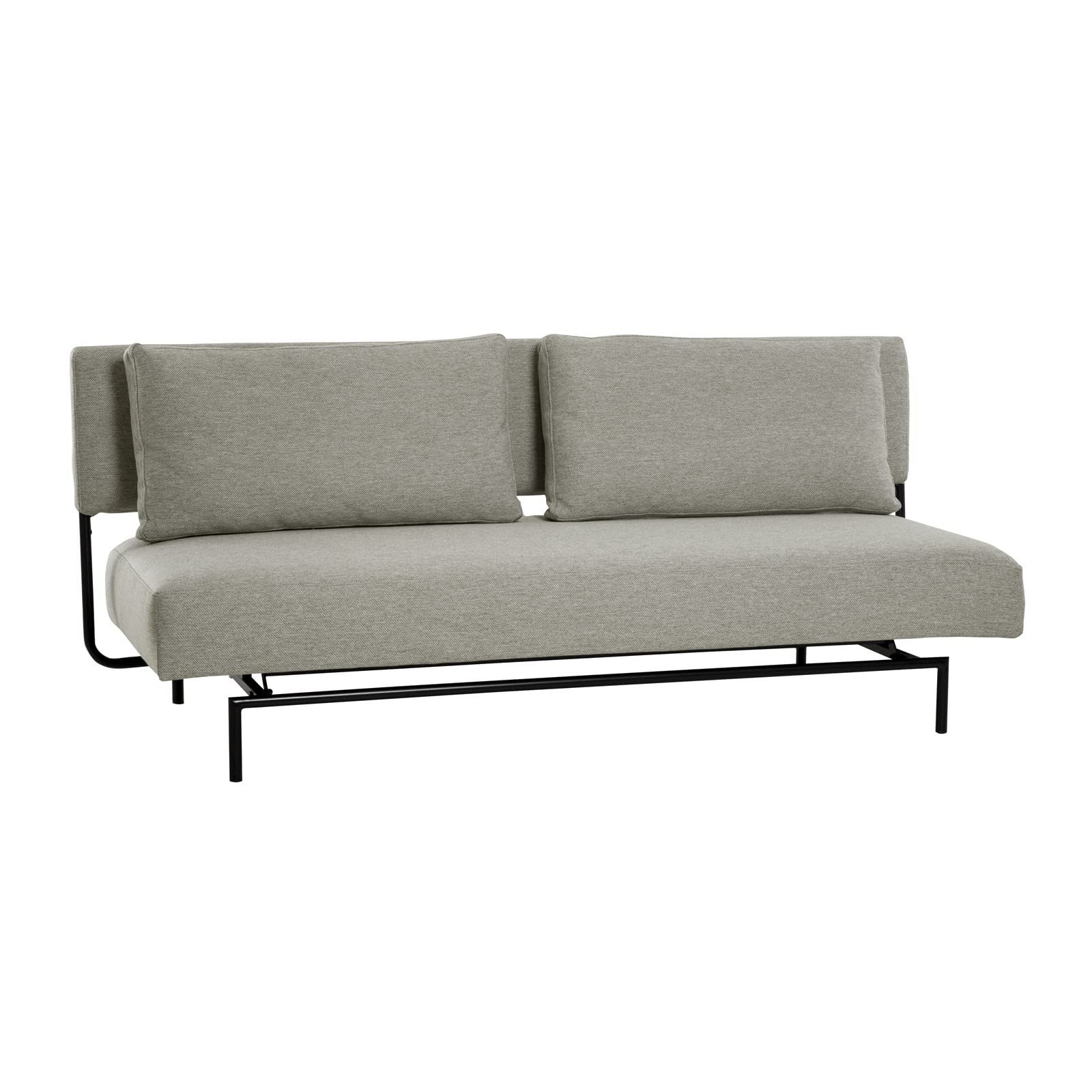 フランスベッド 正規品 ソファベッド ライトグレー色 幅197×奥行84cm ソファ時 MOVEin terior ムービンテリア レジーファIII 座面にはポケットコイルを使用 ワンアクションでソファからベッドへ 340575070