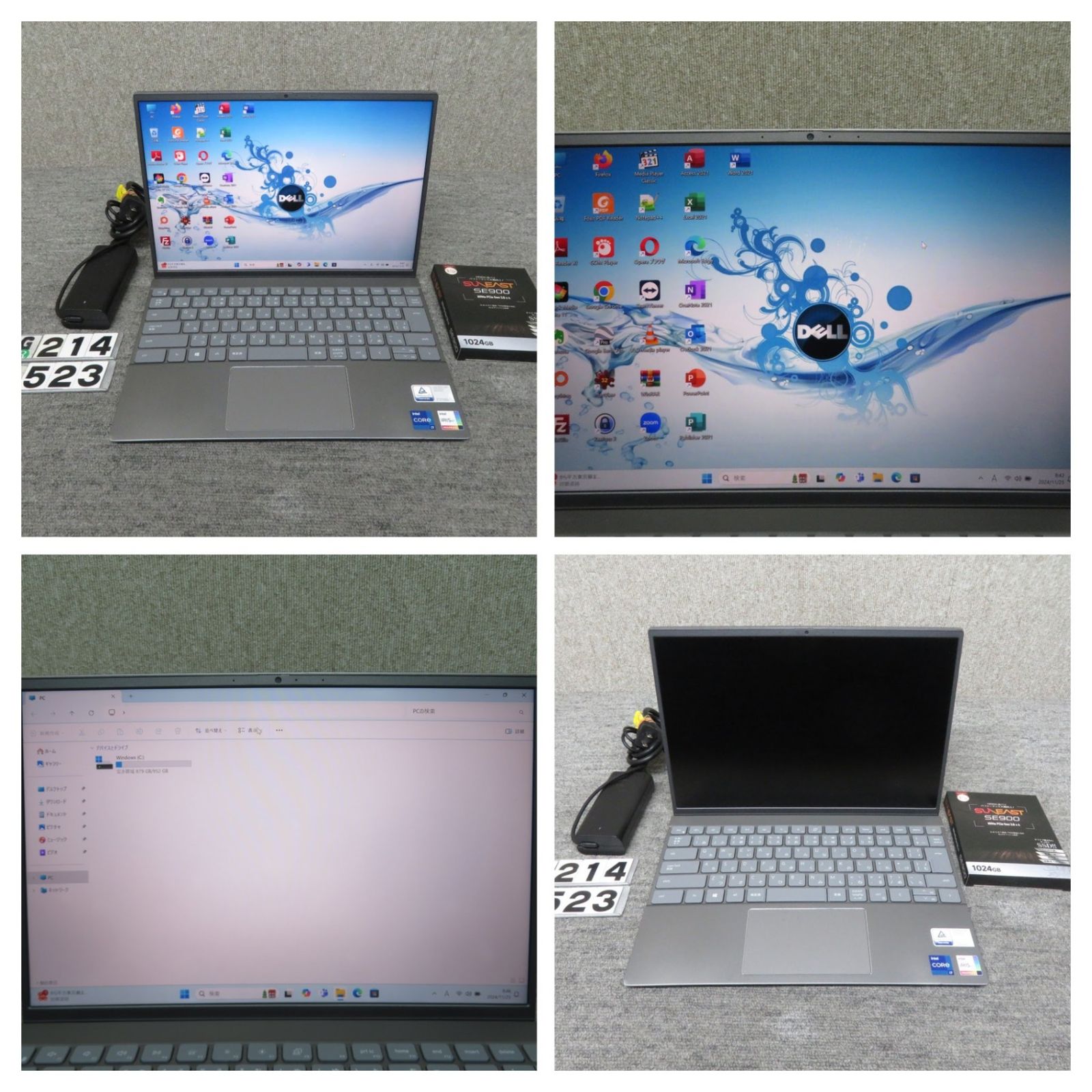【第11世代 i7爆速】◆DELL Inspiron 13 5310/ 13.3型◆超速Core i7-11390H/高速新品SSD 1TB/メモリ16GB◆Windows 11 Pro/サービス microsoft Office 2021付◆到着後すぐに使える ACアダプター付き 第11世代 i7爆速】◇DELL Inspiron 13 5310/ 13.3型/超速 i7