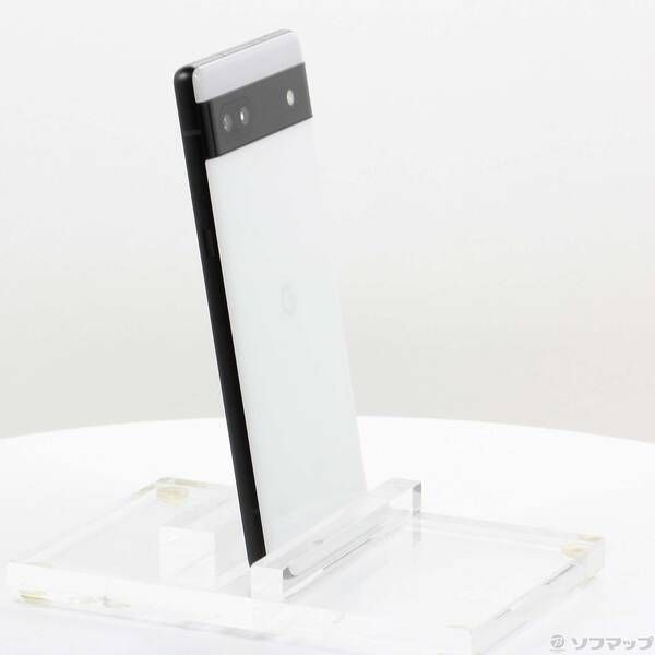 中古】Google au 【SIMフリー】 Pixel 6a チョーク 6GB 128GB GB17L 