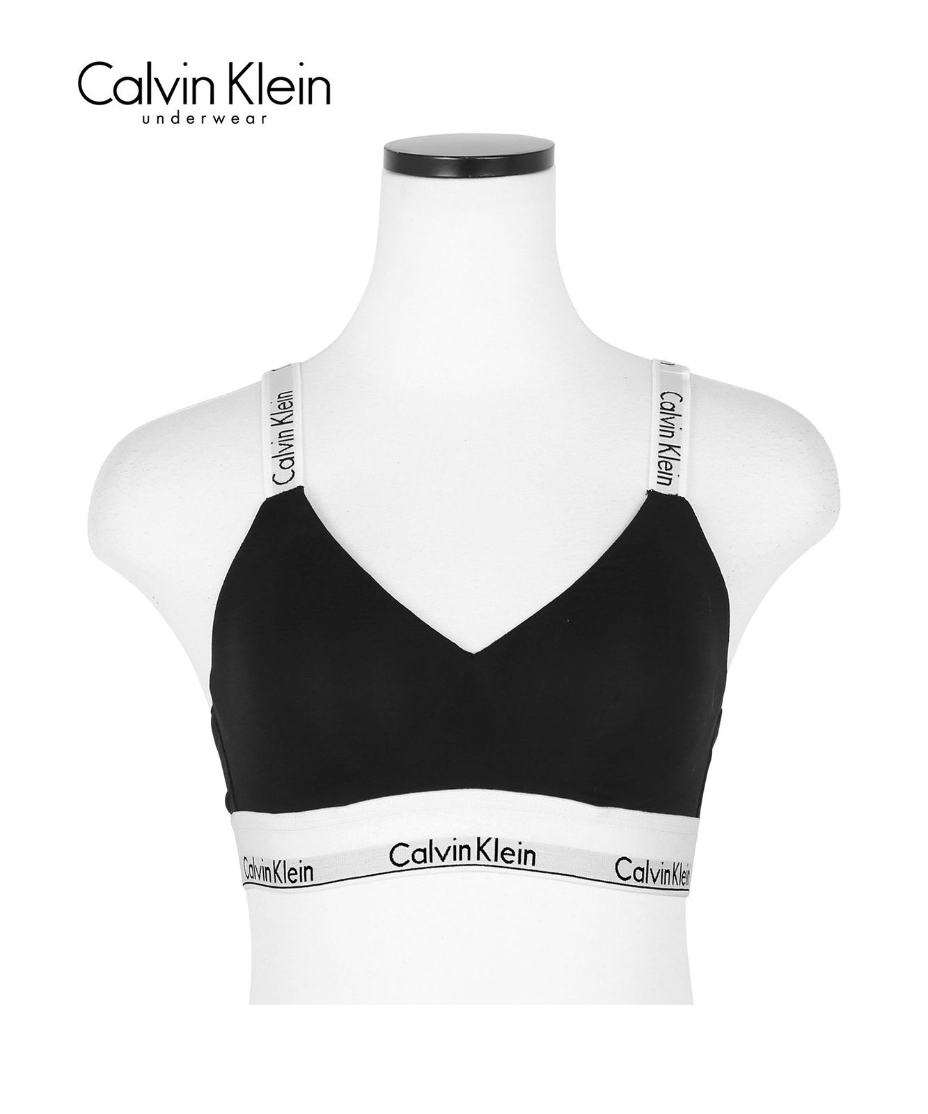 並行輸入 カルバンクライン Calvin Klein 下着MODERN COTTON LIGHTLY レディース ブラレット 513918 メール便 ブラック