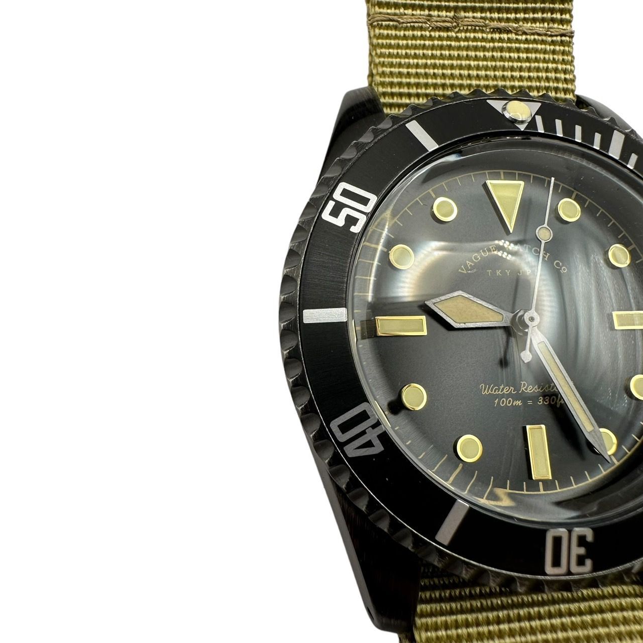 VAGUE WATCH Co. バーグウォッチ ブラックサブ 腕時計 クオーツ メンズ 