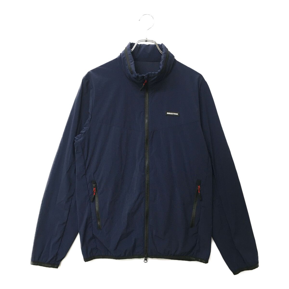中古 メンズ ブリーフィング BRIEFING ブルゾン L 紺 ネイビー