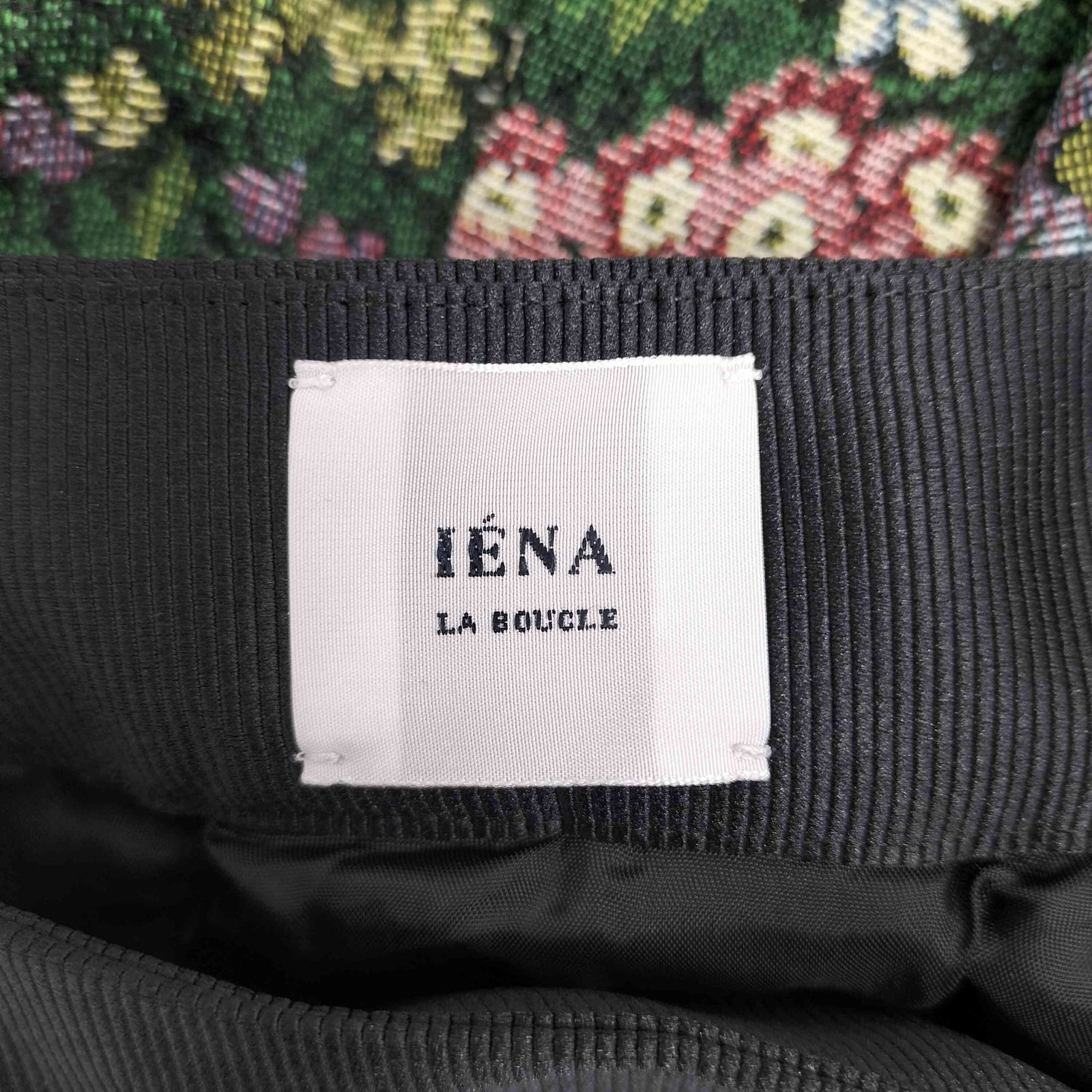 イエナラブークル IENA LA BOUCLE 21aw ゴブラン織りフラワー