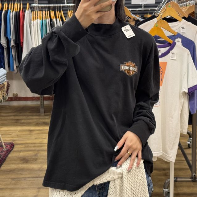 希少美品！！【HARLEY-DAVIDSON ハーレーダビッドソン】ロンT XL HARLEY-DAVIDSON ロンT ハーレーダビッドソン Tシャツ XL - メルカリ